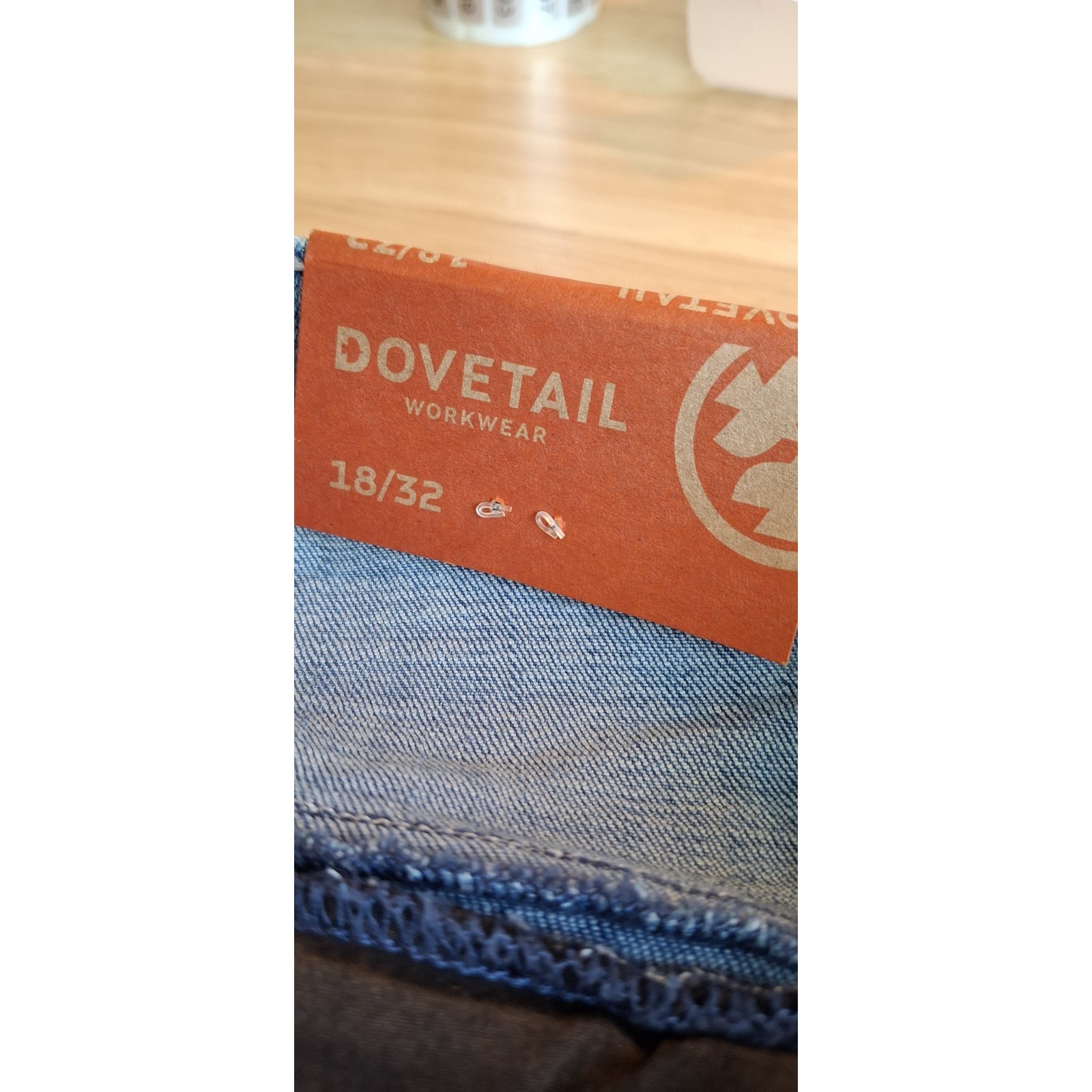 Dovetail Workwear Dx Bootcut Denim Jeans Utility Pants Size 18- 36x31 Nwt — image 4 of 8